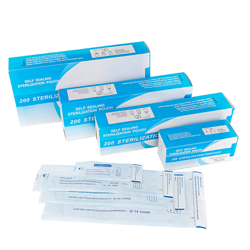 Striping Tape Nail - 200 peças bolsa de esterilização auto-vedante