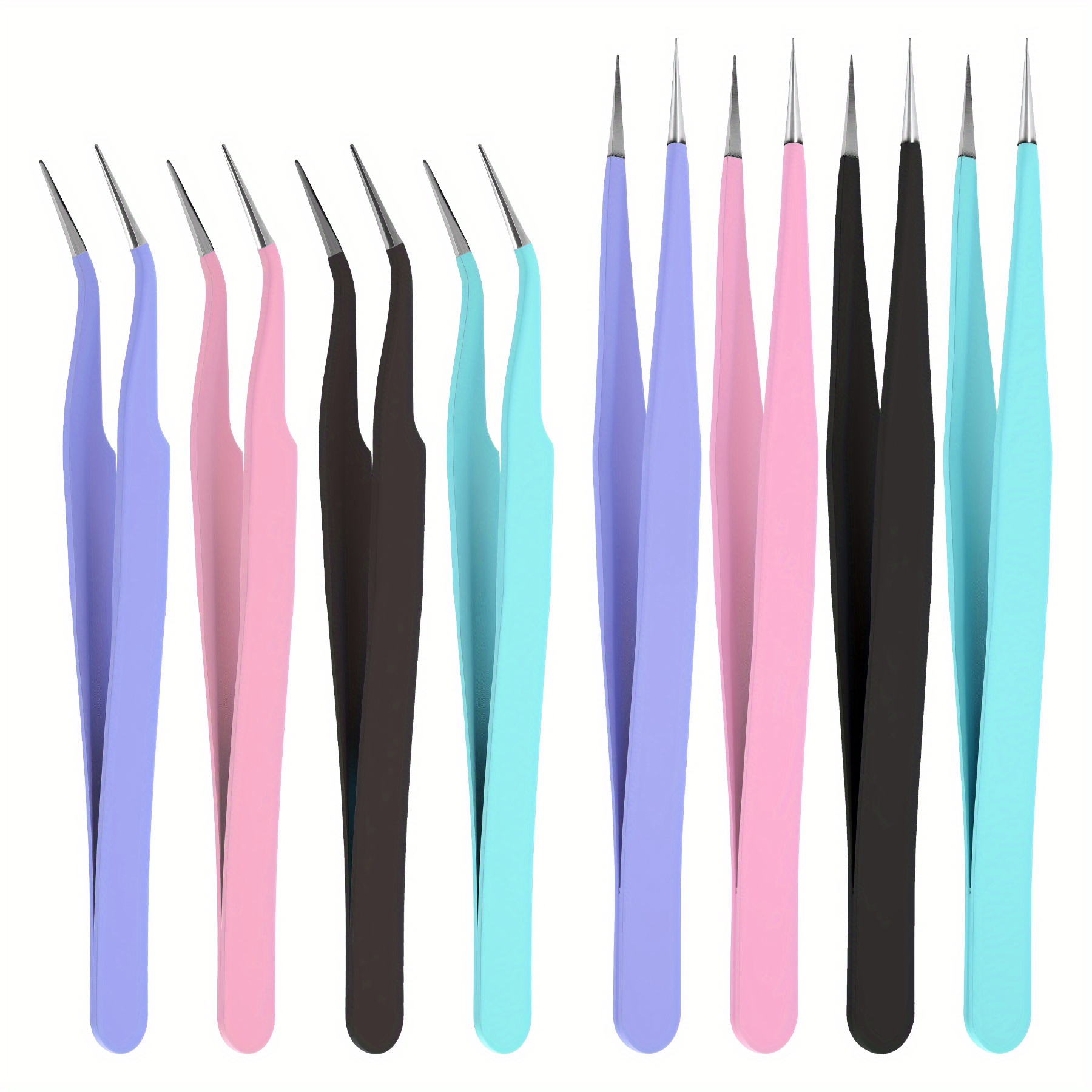 Striping Tape Nail - Pinças de Aço Inoxidável para Scrapbook,