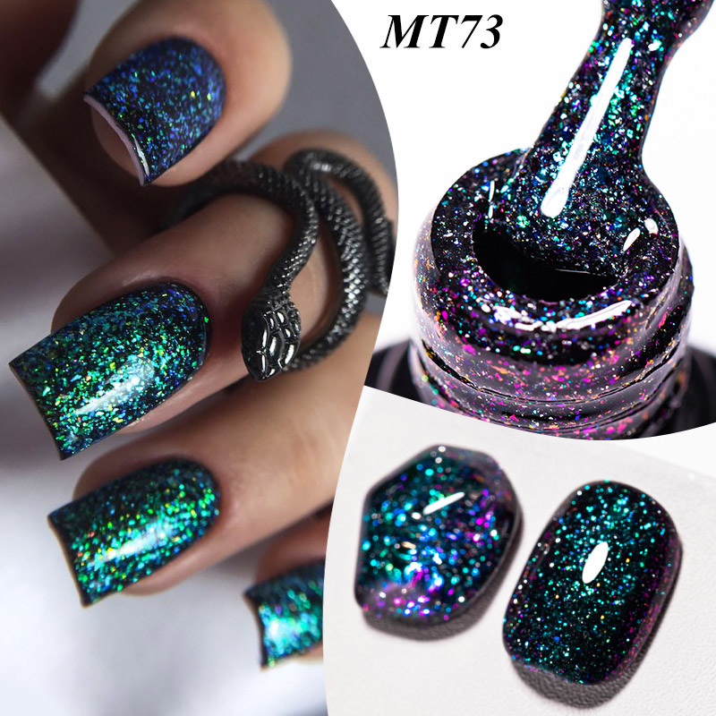 Nail Art Orange - Esmalte em Gel Refletivo Céu Estrelado