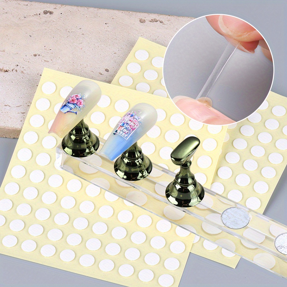 Striping Tape Nail - 400 dicas transparente dupla face fita