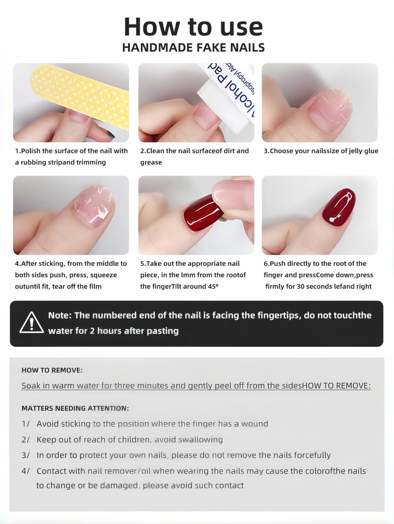 10 Peças de Unhas Postiças Cur - Dip Powder Nail avaliação e preço