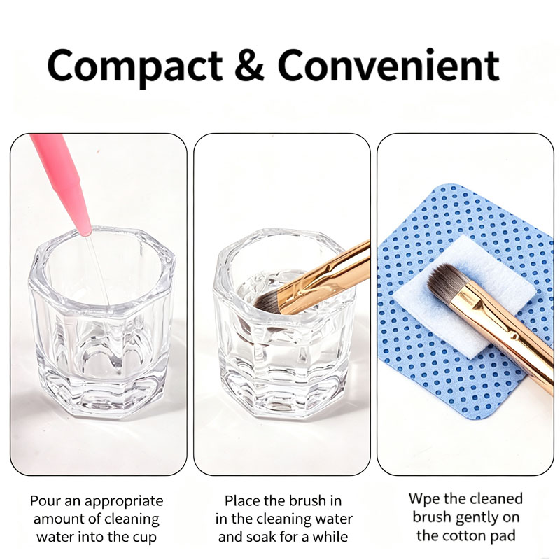 1 unidade Taça de Cristal para - Acrylic Powder Clear avaliação e preço