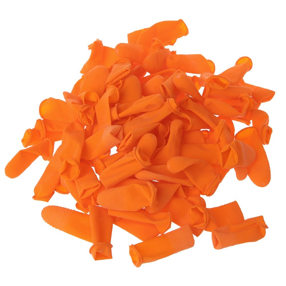 100PCS Acessórios de Limpeza F - Nail Art Orange avaliação e preço