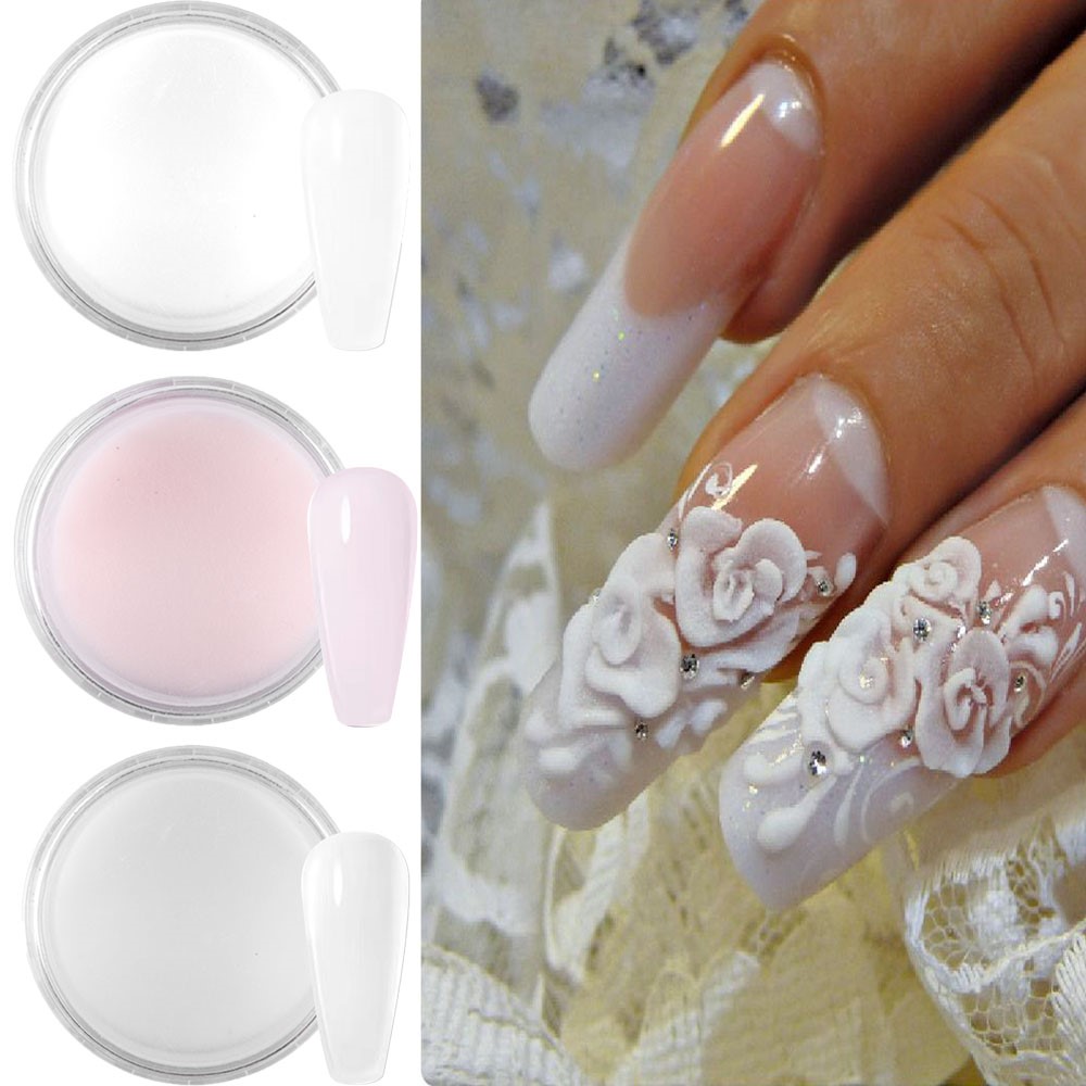 10 g/garrafa pó acrílico profi - Acrylic Powder Clear avaliação e preço