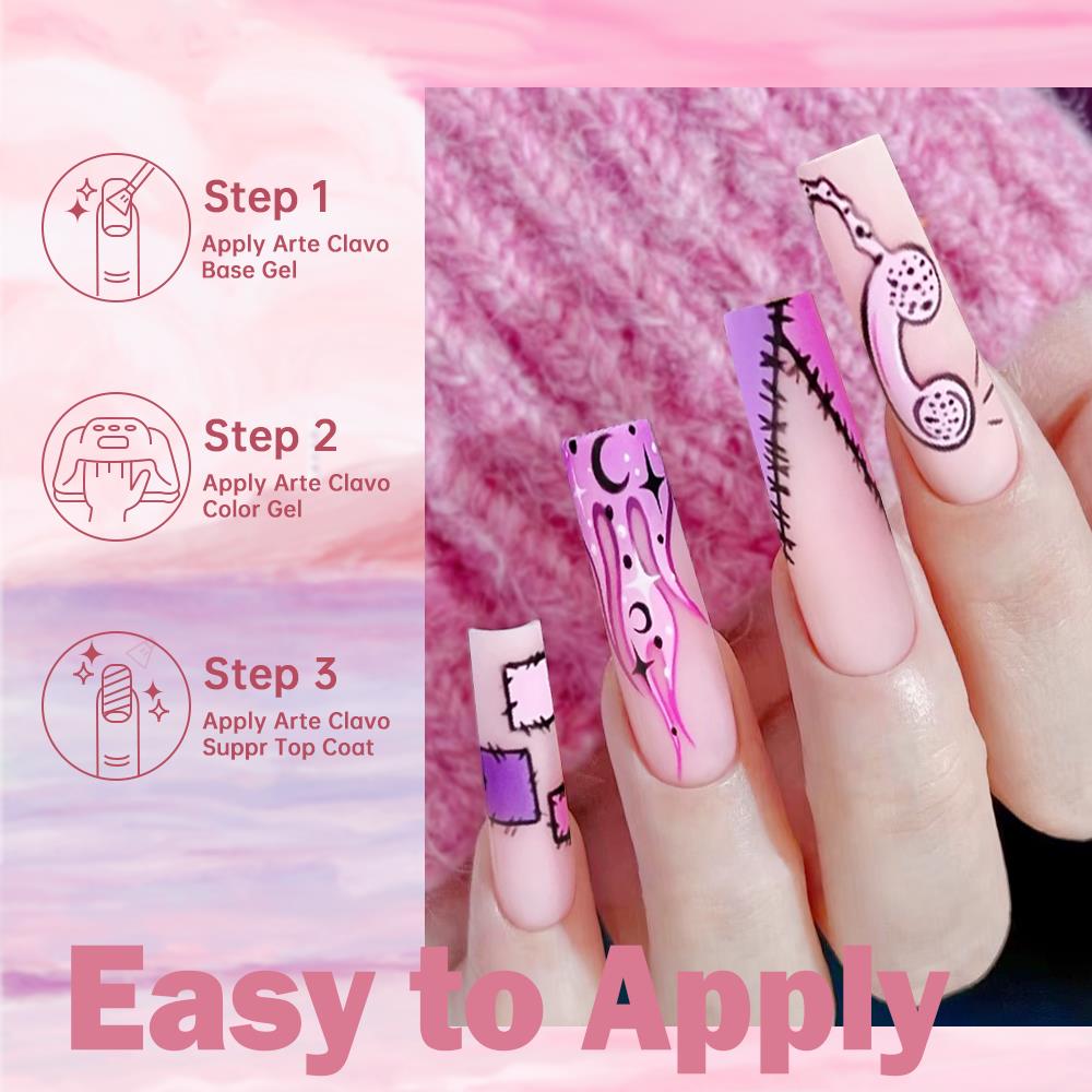 Esmalte em gel Arte Clavo Oran - Nail Art Orange avaliação e preço