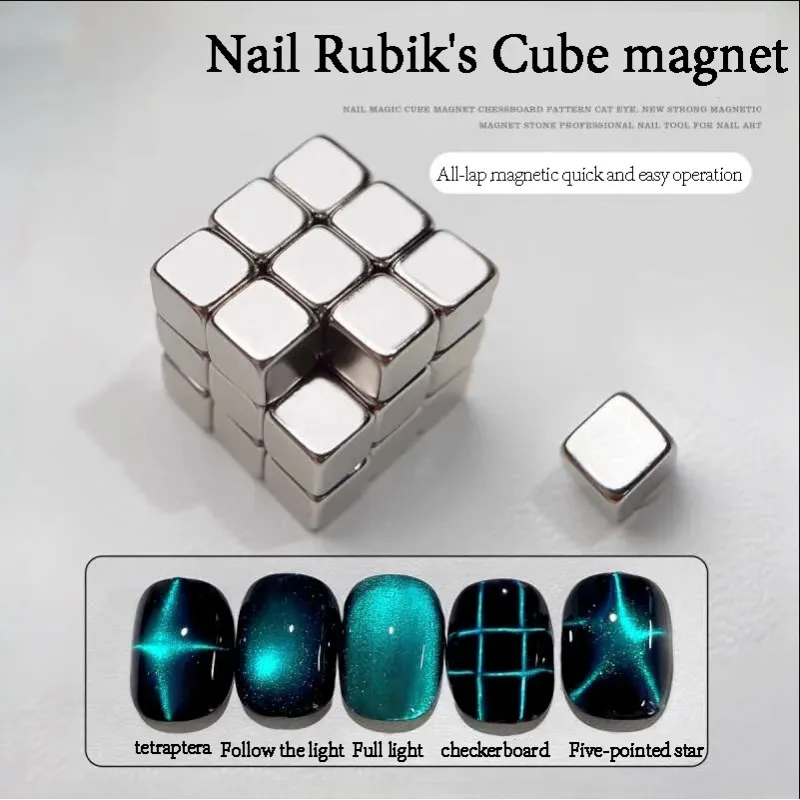 27 pçs cubo magnético de olho  - Striping Tape Nail avaliação e preço