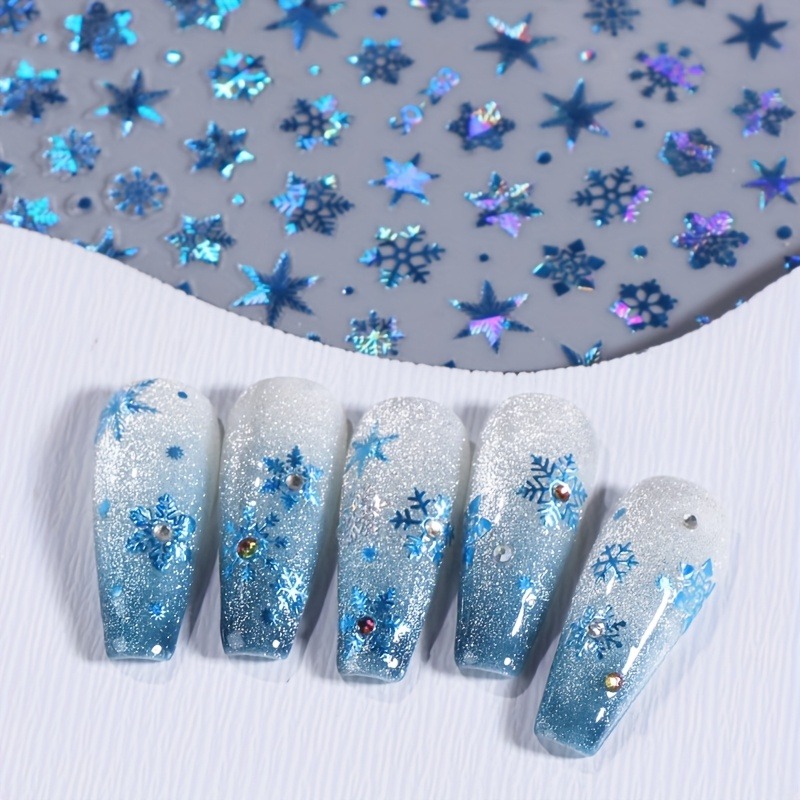 5 peças adesivos de unhas estr - Nail Art Xmas Design avaliação e preço
