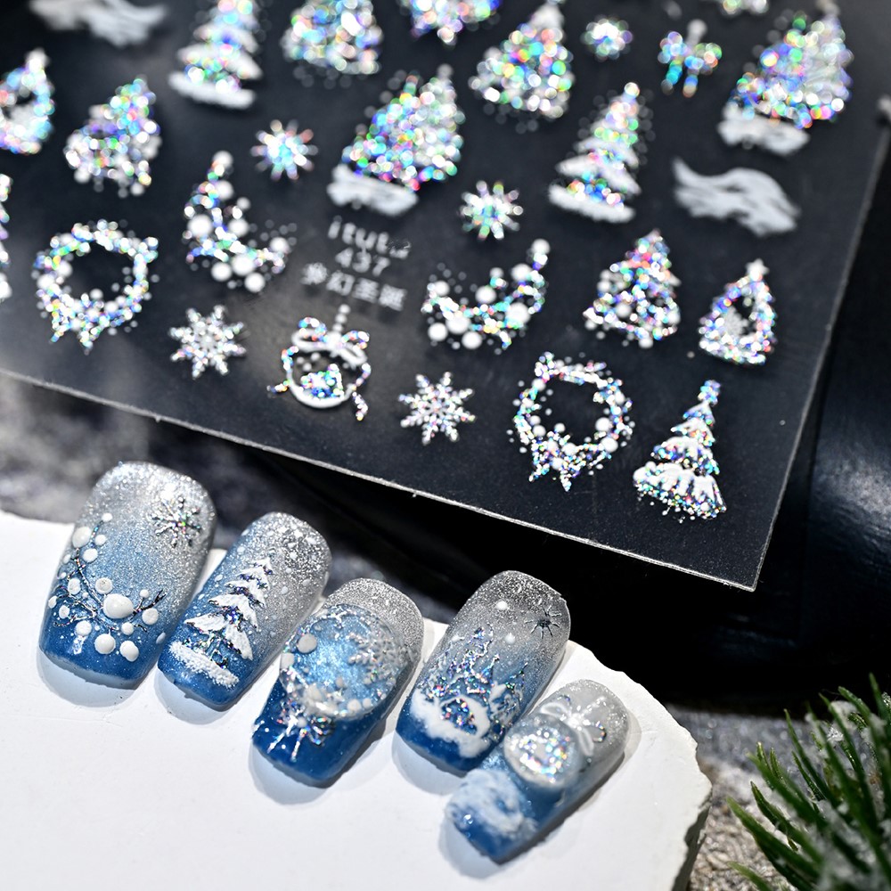5d em relevo castelo de ouro/g - Nail Art Xmas Design avaliação e preço