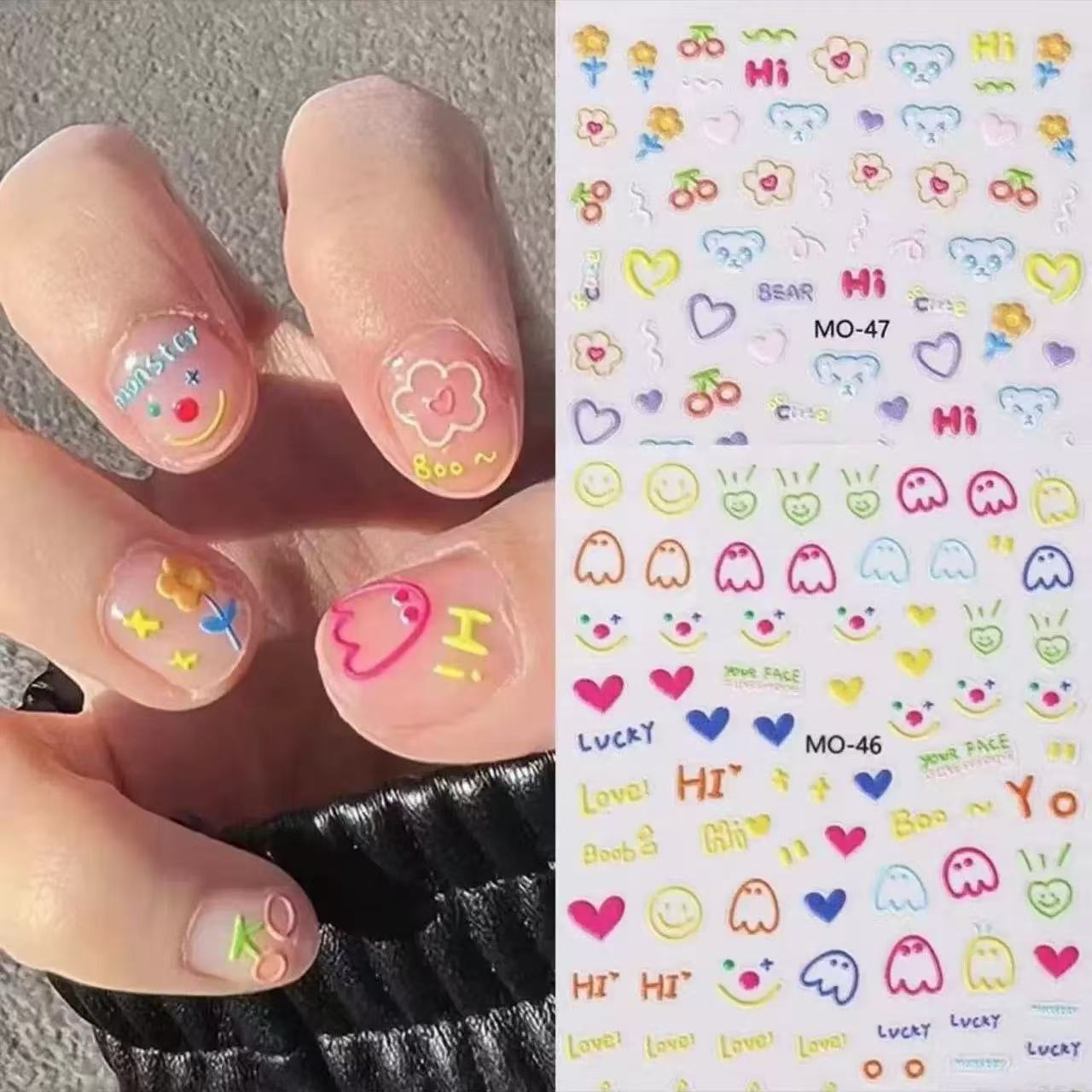 Adesivos de Unha de Animais de - Nail Art Viral avaliação e preço