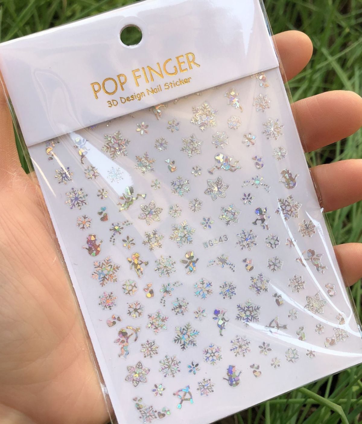 Holográficos prata flocos de n - Nail Art Xmas Design avaliação e preço
