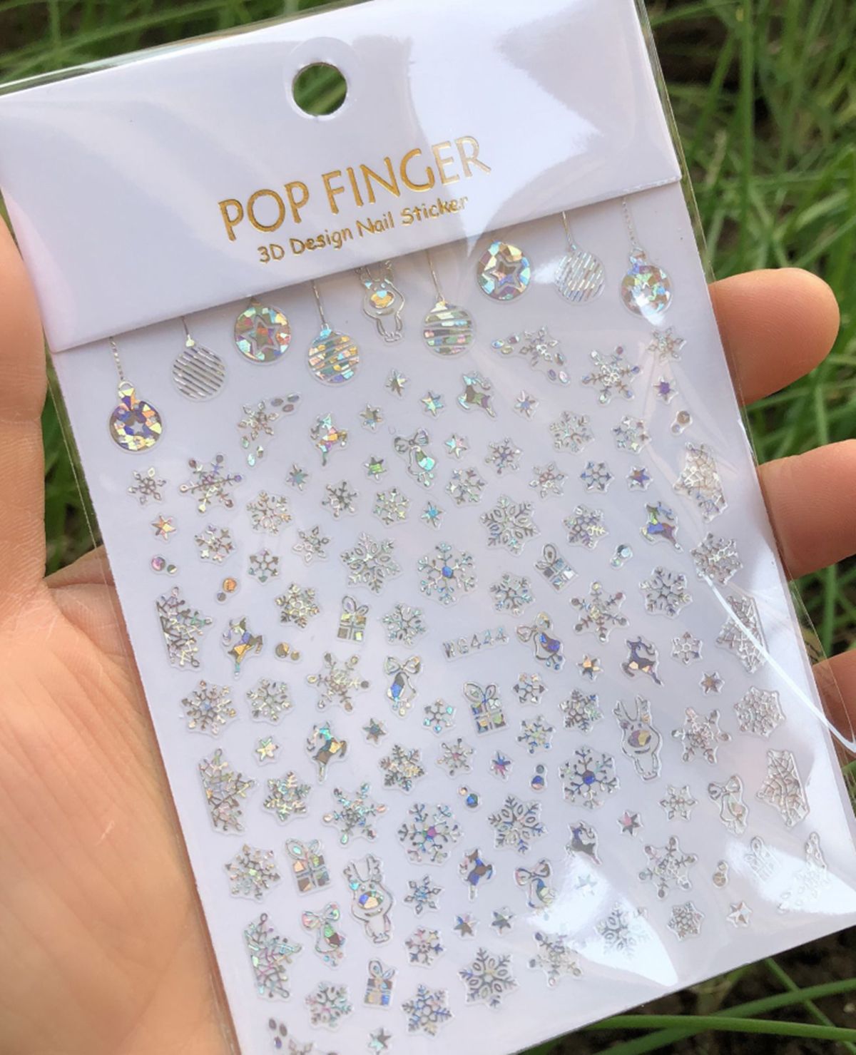 Holográficos prata flocos de n - Nail Art Xmas Design avaliação e preço