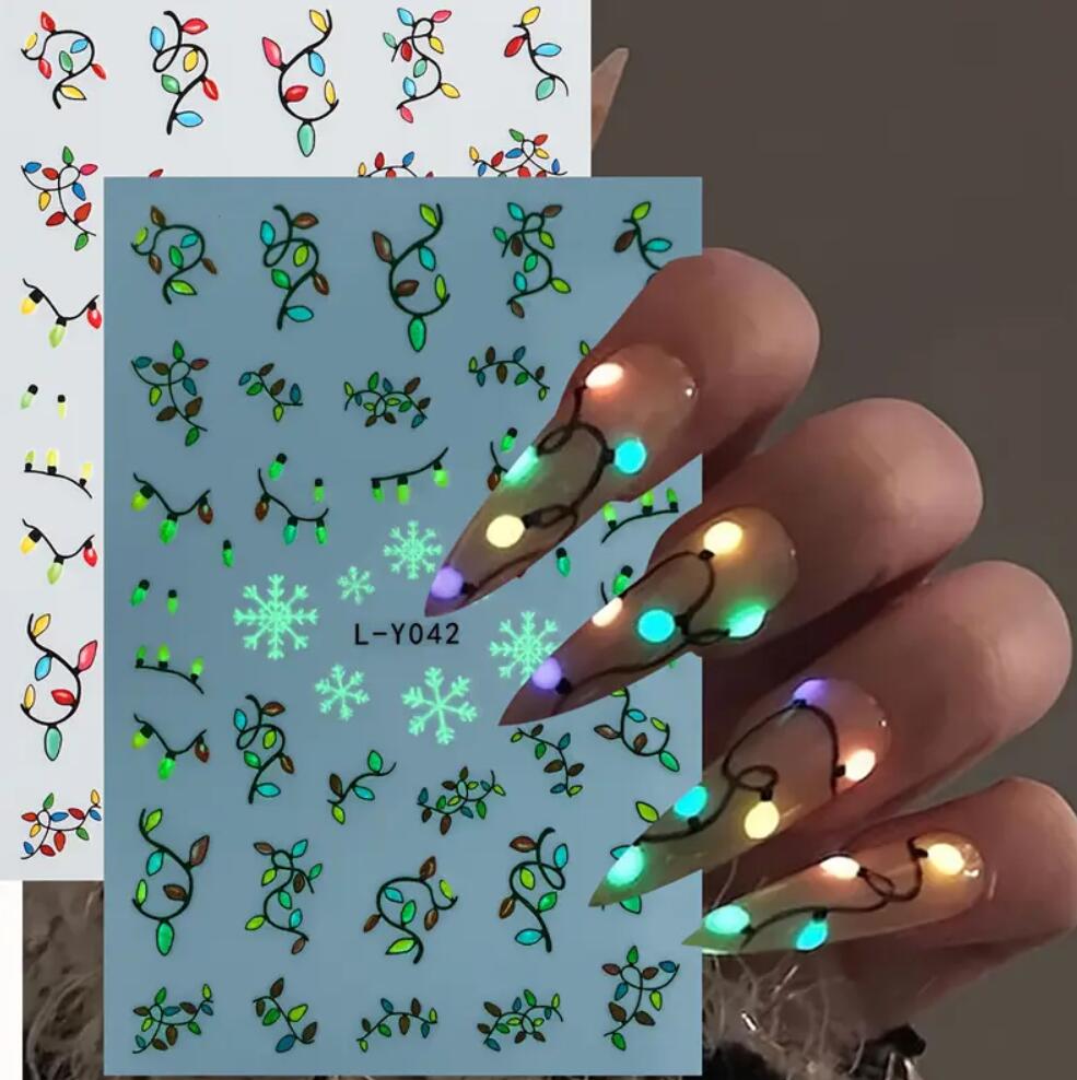 3d lâmpada luminosa natal etiq - Nail Art Xmas Design avaliação e preço