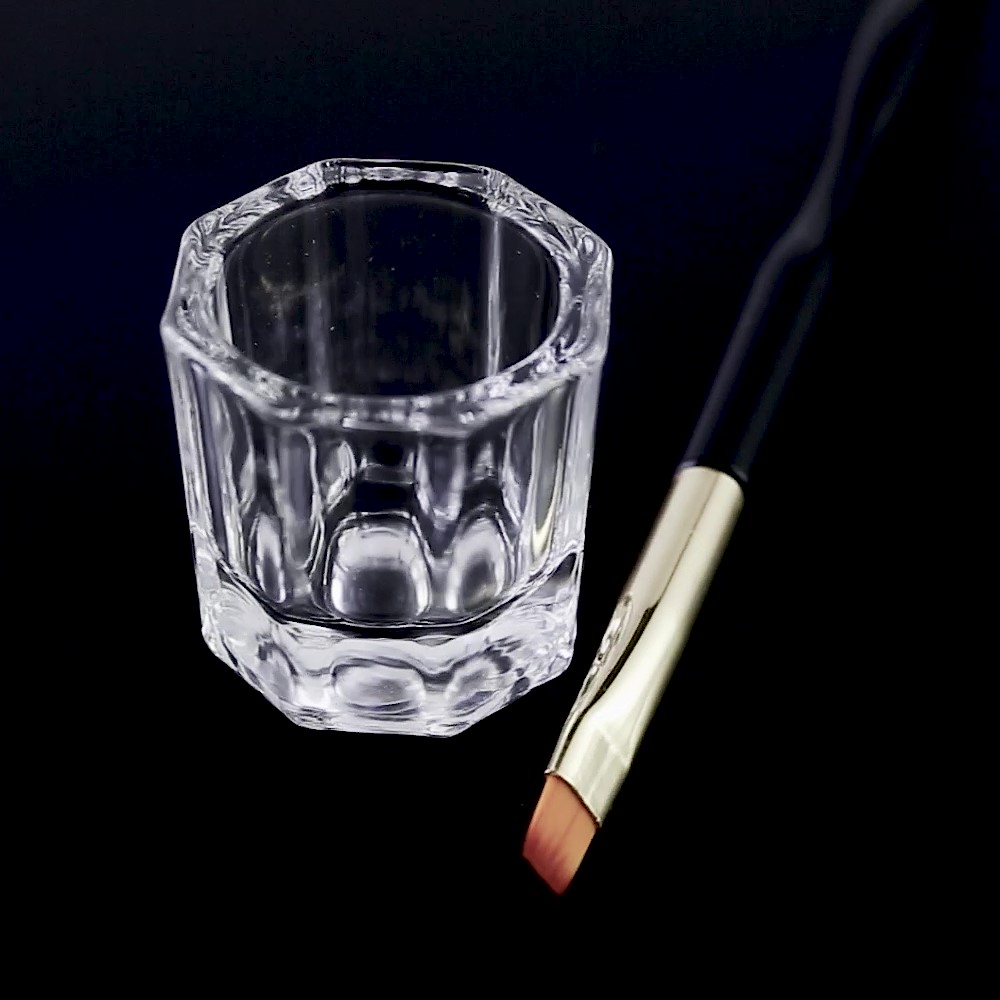 Mini vidro de cristal acrílico - Acrylic Powder Clear avaliação e preço