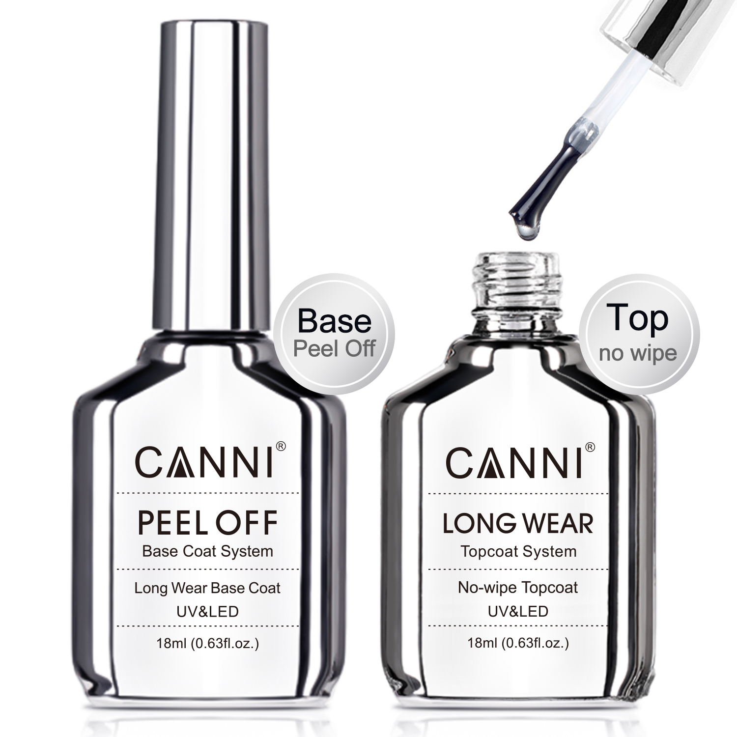 18ml Canni Diamond Long Wear N - Peel Off Base Coat avaliação e preço