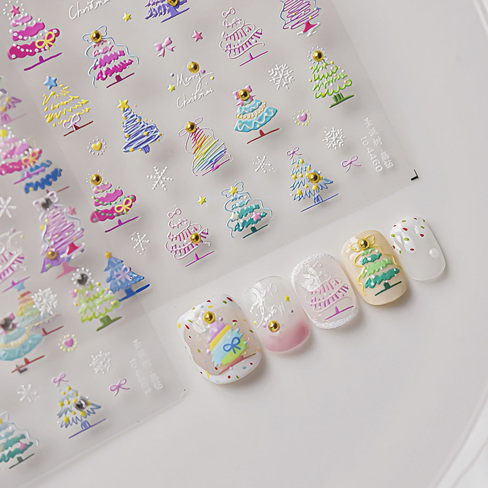 Natal arte do prego adesivos d - Nail Art Xmas Design avaliação e preço